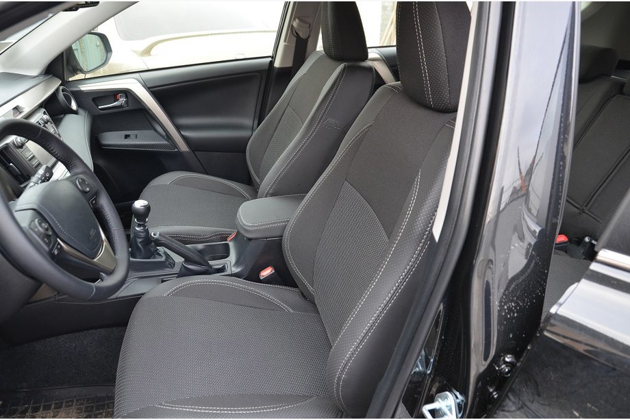 Toyota Rav 4 2013–2018 Autopotahy (eko kůže↗látka, Premium) Image