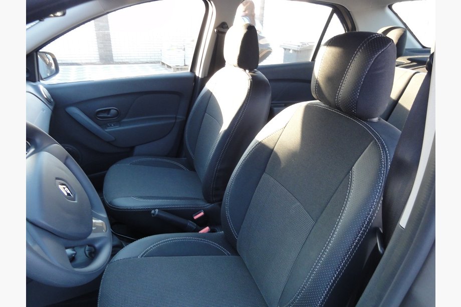 Renault Logan II 2013–2022 Autopotahy (ekokůže↗látka, Premium) Image