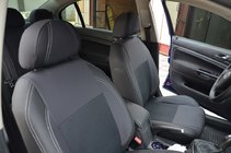 Skoda Superb 2001–2009 Autopotahy (eko kůže↗látka, Premium) fotografie 3