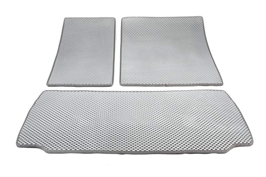 Toyota Sequoia 2007–2022 Vaničkové koberečky do kufru (EVA, šedé) Image