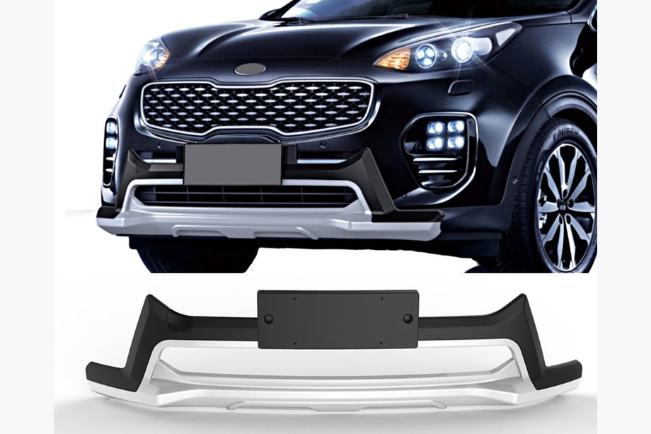 Kia Sportage 2015–2021 Přední a zadní lip nástavce 2015-2019 V3 (plast) Image