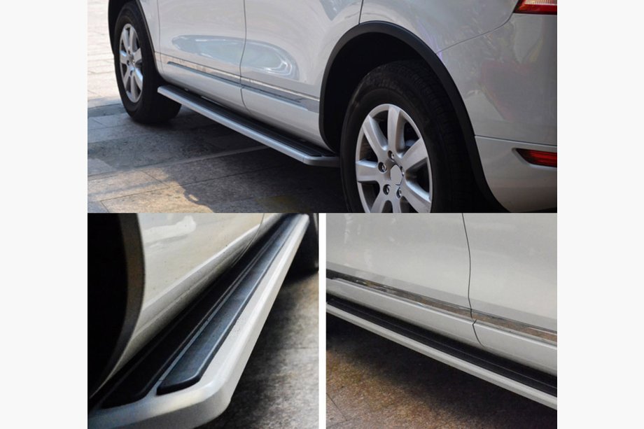 Volkswagen Touareg 2010–2018 Boční prahy v OEM designu V2 (2 ks, hliník) Image