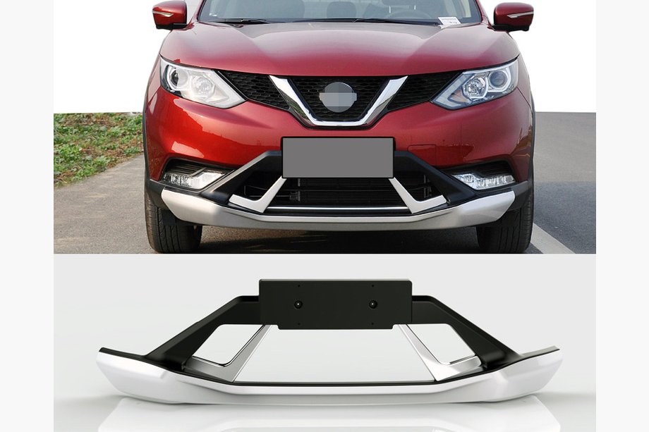Nissan Qashqai 2014–2021 Přední a zadní lip nástavce V3 (plast) Image