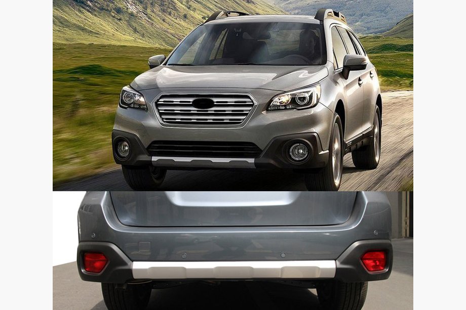 Subaru Outback 2014–2019 Přední a zadní lip spoilery V1 (2 ks, EU) Image
