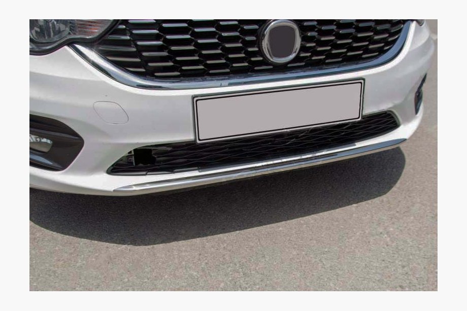 Fiat Tipo 2016– Nerezová ochranná lišta na přední nárazník OmsaLine (2016-2020, nerez) Image