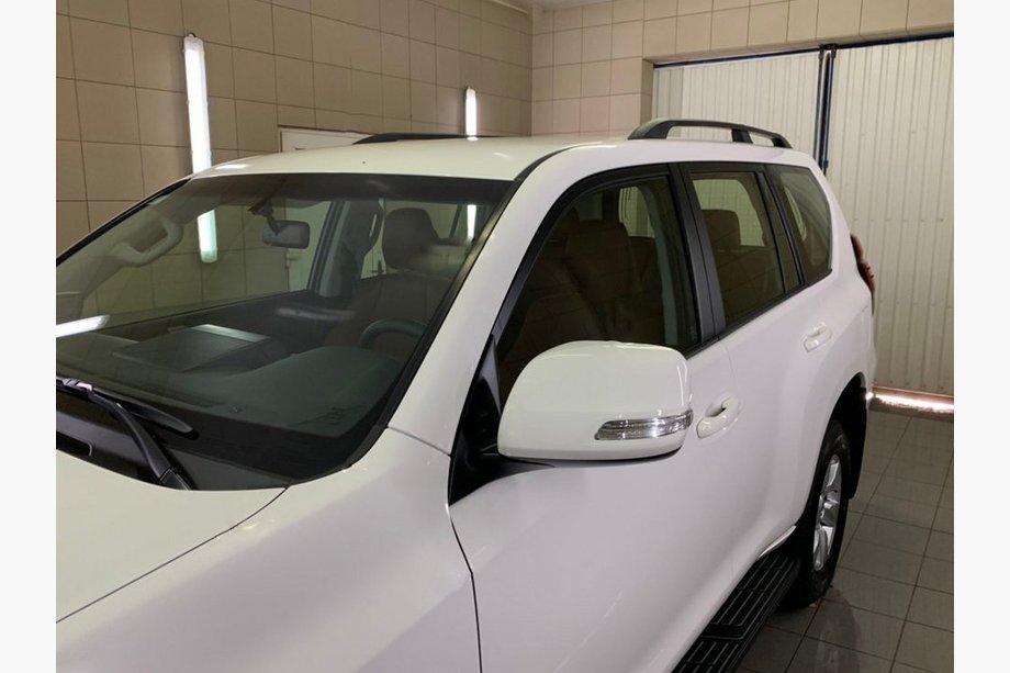 Toyota Land Cruiser Prado 150 2009–2023 Střešní ližiny – turecký design (černé, 2 ks) Image