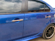 Mitsubishi Lancer X 2008– Chromové kryty klik dveří (4 ks) S čipem, Carmos - turecká ocel fotografie 1