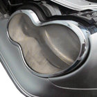 Mercedes C-Class W203 2000–2007 Rámečky světlometů (2 ks, plast) fotografie 2