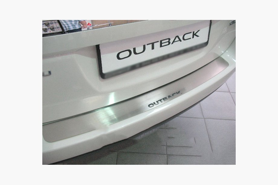 Subaru Outback 2009–2014 Nerezová lišta zadního nárazníku Natanika Image