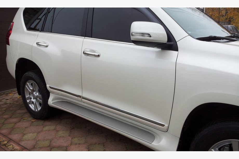 Toyota Land Cruiser Prado 150 2009–2023 Dveřní lišty (design 2013-2017) Černá barva Image