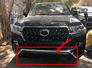 Toyota Land Cruiser 200 2007–2021 Přední lip spoiler nárazníku 2016↗ (styl ME, pod nárazníkovou sukni) Černá barva fotografie 3