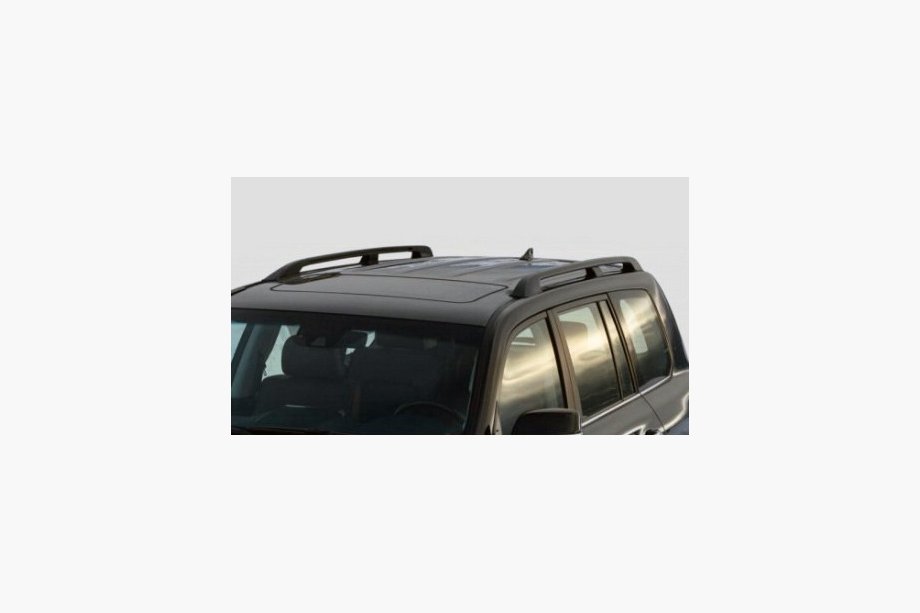 Toyota Land Cruiser 200 2007–2021 Střešní ližiny – originální design Premium Black (2 ks) Fotografie 2