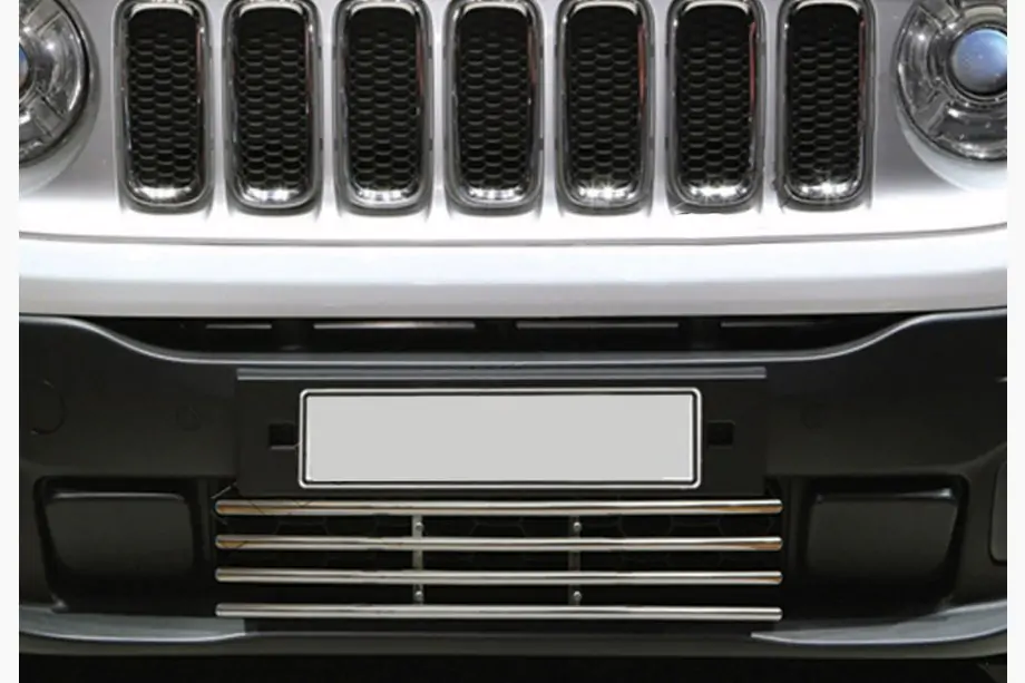 Jeep Renegade 2014– Mřížka do nárazníku (nerez) Image