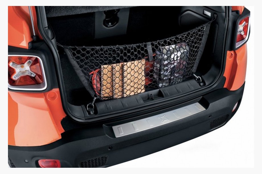 Jeep Renegade 2014– Nerezová ochranná lišta na zadní nárazník Image