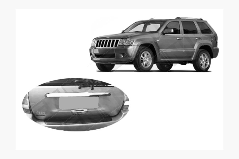 Jeep Grand Cherokee WJ 1999–2004 Zadní lišta (plast) Image