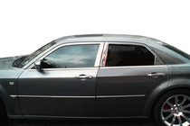 Chrysler C300 2004–2011 Nerezové lišty sloupků dveří (nerez) fotografie 1