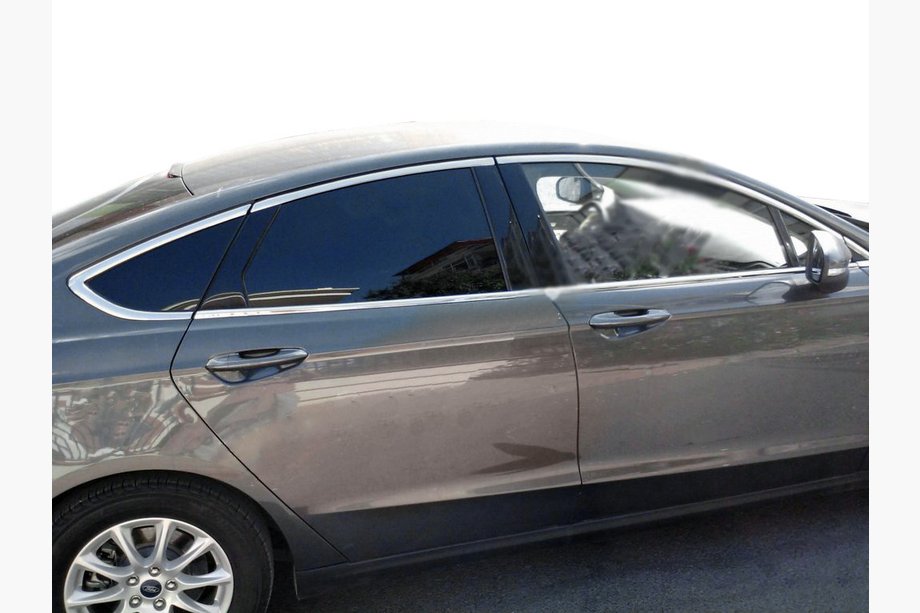 Ford Fusion 2012–2020 Kompletní chromové lišty okolo oken (12 ks, nerez) Image