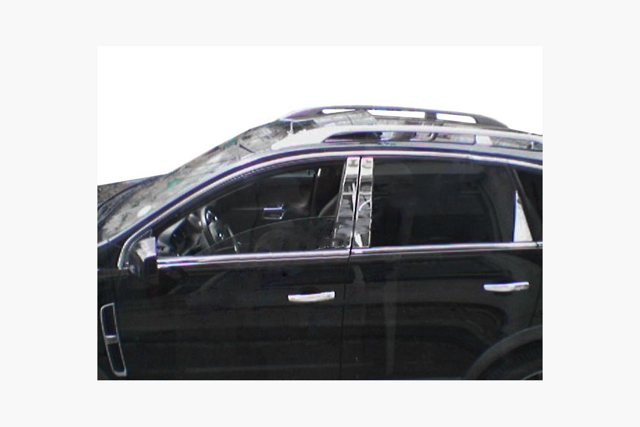 Opel Antara 2006–2017 Sada chromových lišt okolo bočních oken (nerez) Image