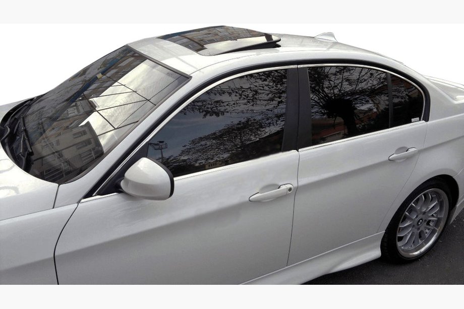 BMW řady 3 E90/E91 2005–2011 Spodní okenní lišty (nerez) Fotografie 1