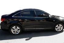 Chevrolet Cruze 2009–2015 Nerezové kryty dveřních lišt fotografie 1