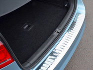 Volkswagen Passat B7 2012–2015 Ochranná lišta zadního nárazníku OmsaLine Lesk (SW, nerez) fotografie 1