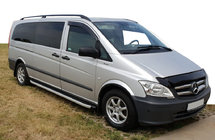 Mercedes Vito W639 2004–2014 Boční nášlapy Fullmond (2 ks, hliník) Dlouhá (ExtraLong) fotografie 1