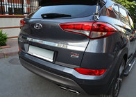 Hyundai Tucson TL 2016–2021 Chromová lišta na hranu víka kufru (2 díly, nerez) fotografie 4