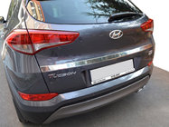 Hyundai Tucson TL 2016–2021 Lišta nad SPZ (2015—2018, horní, široká, nerez) fotografie 1
