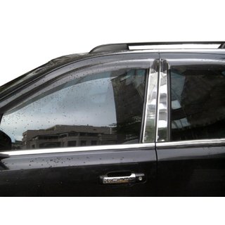 Chromové lišty na sloupky dveří (8 ks, nerez) Kia Sorento II XM 2009–2014 fotografie 1