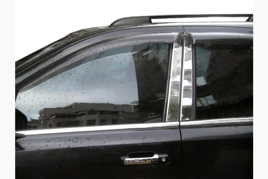 Kia Sorento II XM 2009–2014 Chromové lišty na sloupky dveří (8 ks, nerez) Image