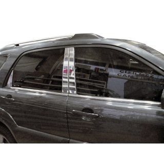 Nerezové kryty sloupků (6 ks) Kia Sportage 2004–2010 fotografie 1