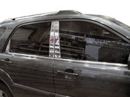 Kia Sportage 2004–2010 Nerezové kryty sloupků (6 ks) fotografie 1
