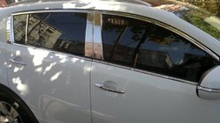 Ford Focus II 2005–2008 Nerezové lišty sloupků dveří (nerez) fotografie 1