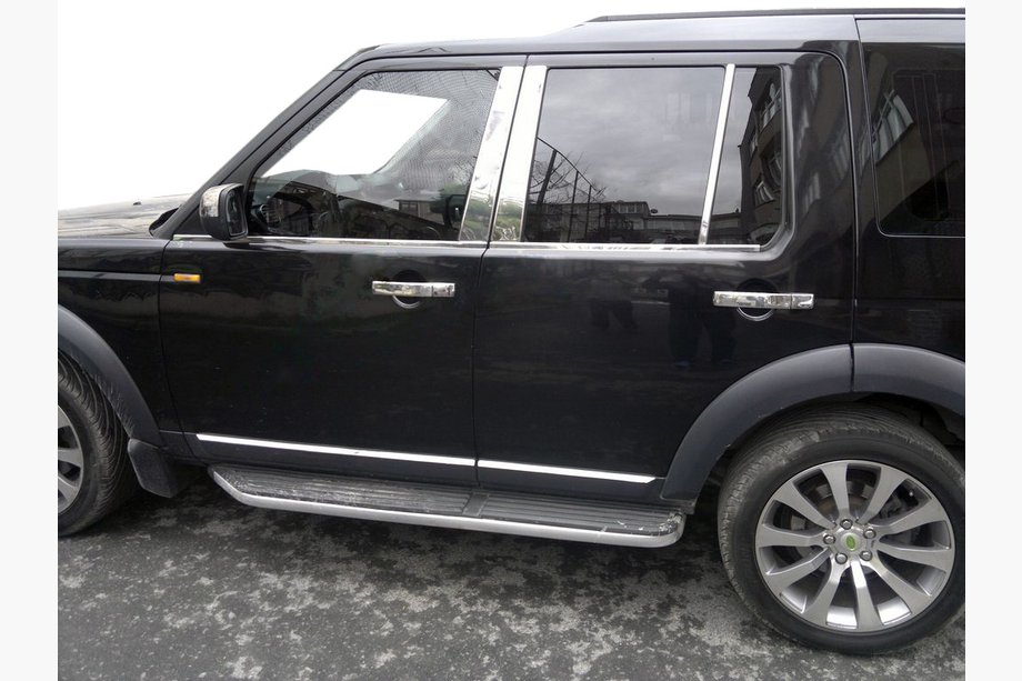 Land Rover Discovery III 2004–2009 Nerezové lišty oken (sada 4 ks) Image