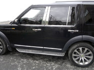 Land Rover Discovery III 2004–2009 Nerezové lišty oken (sada 4 ks) fotografie 1