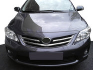 Toyota Corolla 2007–2013 Chromové kryty masky chladiče (2010-2013, 3 ks, nerez) fotografie 1