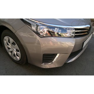 Nerezové rámečky mlhovek (2013-2016) Toyota Corolla 2013–2019 fotografie 1