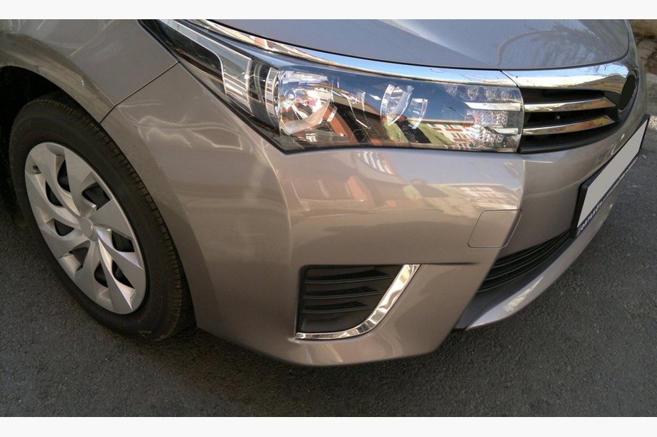 Toyota Corolla 2013–2019 Nerezové rámečky mlhovek (2013-2016) Image