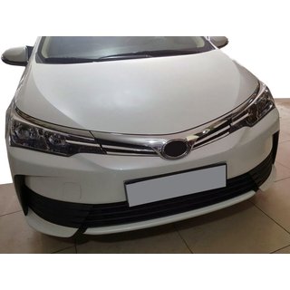 Nerezové lišty na masku chladiče (2017-2019) Toyota Corolla 2013–2019 fotografie 1
