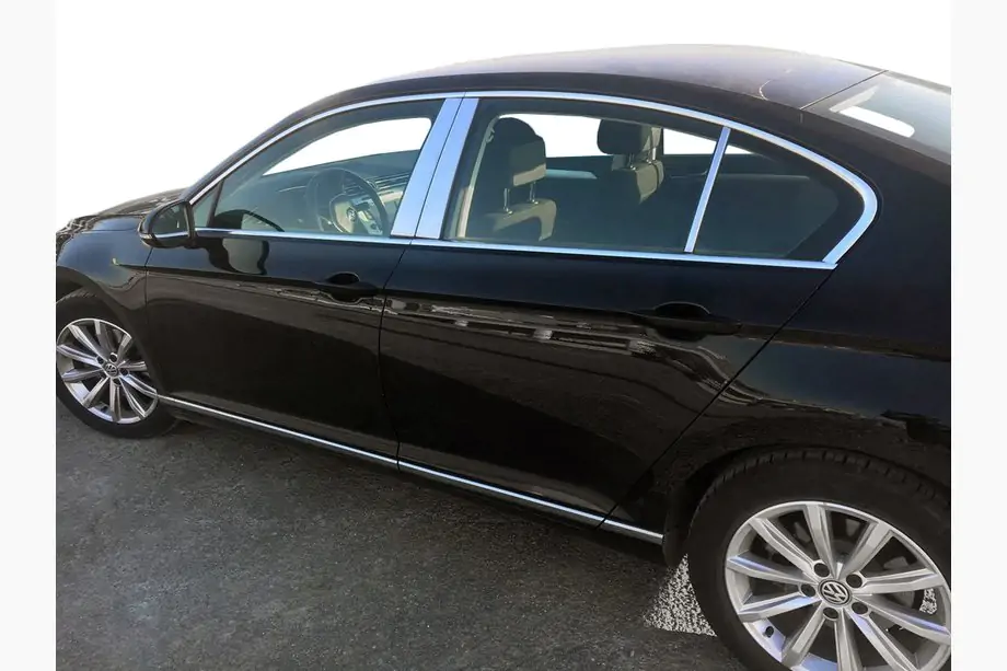 Volkswagen Passat B8 2015–2023 Nerezové lišty dveřních sloupků Image