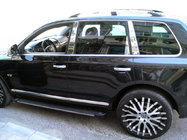 Volkswagen Touareg 2010–2018 Nerezové kryty sloupků (8 ks) Carmos - turecká ocel fotografie 1