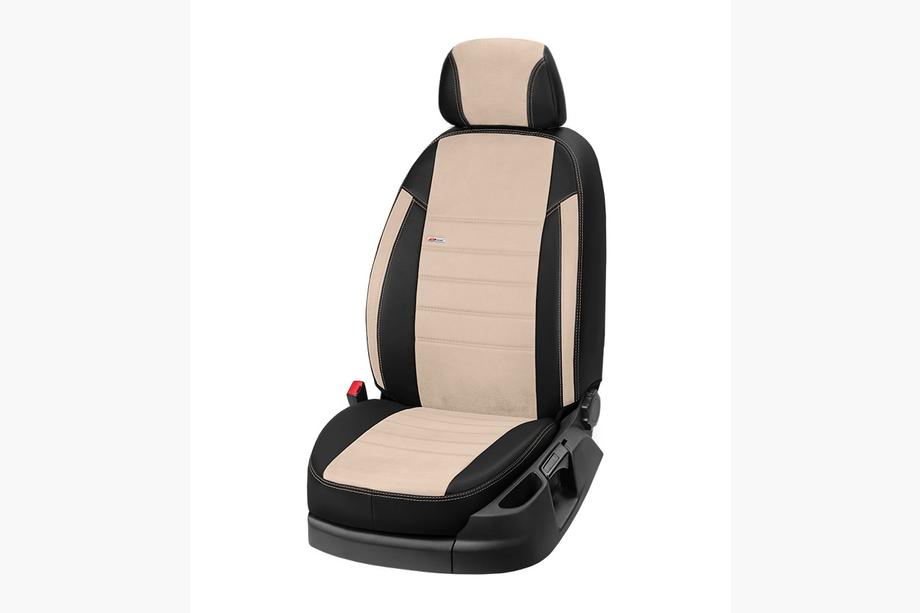 Fiat 500/500L 2013–2022 Autopotahy z eko kůže + látky + Alcantary Eco Laser Antara 2020 (kompletní sada pro celý interiér) Fotografie 10