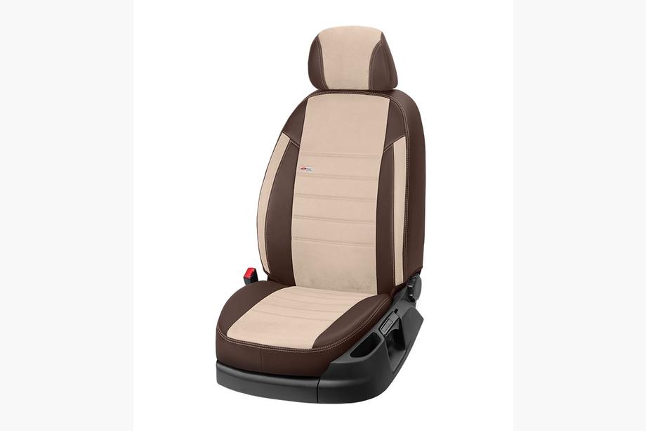 Fiat 500/500L 2013–2022 Autopotahy z eko kůže + látky + Alcantary Eco Laser Antara 2020 (kompletní sada pro celý interiér) Fotografie 13