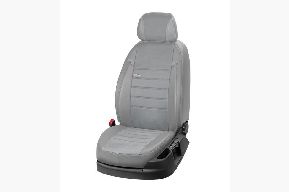 Fiat 500/500L 2013–2022 Autopotahy z eko kůže + látky + Alcantary Eco Laser Antara 2020 (kompletní sada pro celý interiér) Fotografie 3