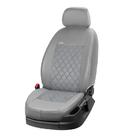 Ford Custom 2013–2022 Autopotahy z ekokůže + látky + alcantary Eco Prestige Antara (8 nebo 9 míst) fotografie 3