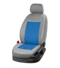 Ford Custom 2013–2022 Autopotahy z ekokůže + látky + alcantary Eco Prestige Antara (8 nebo 9 míst) fotografie 7