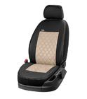Ford Custom 2013–2022 Autopotahy z ekokůže + látky + alcantary Eco Prestige Antara (8 nebo 9 míst) fotografie 10