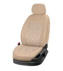 Ford Custom 2013–2022 Autopotahy z ekokůže + látky + alcantary Eco Prestige Antara (8 nebo 9 míst) fotografie 15