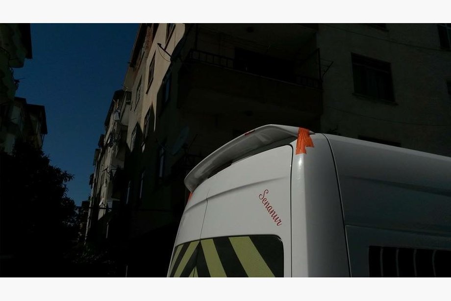 Volkswagen Crafter 2006–2016 Spoiler Anatomik (úzká verze, k lakování) Fotografie 8