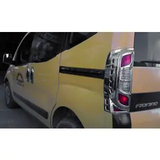 Kryty brzdových světel s ohybem (2 ks, plast) Fiat Fiorino/Qubo 2008–2024 fotografie 1